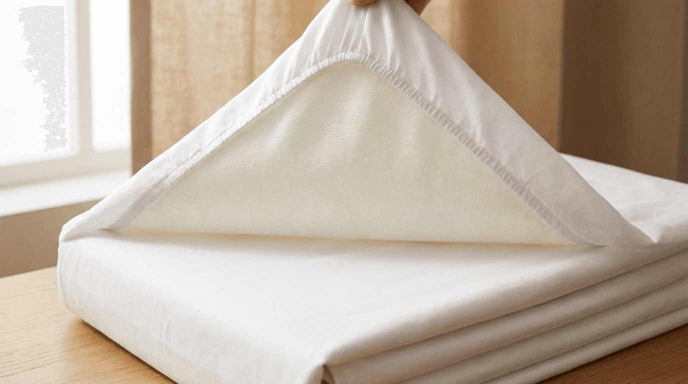 Quilted waterproof mattress sheet