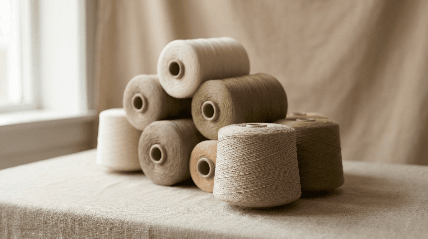 Polyester yarn spool
